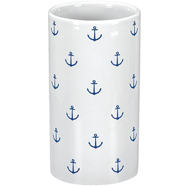 Kubek na szczoteczki do zębów Kleine Wolke Anchor Dark Blue