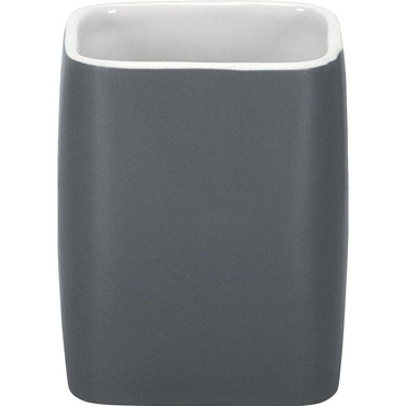 Kubek na szczoteczki do zębów Kleine Wolke Cubic Anthracite