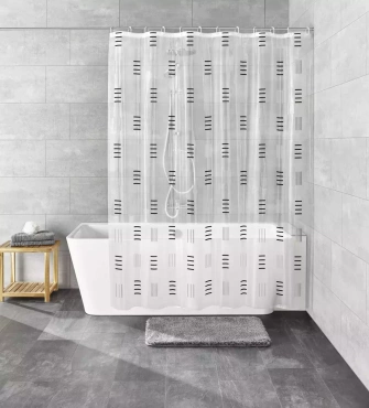 Zasłona prysznicowa Kleine Wolke Grafico Anthracite