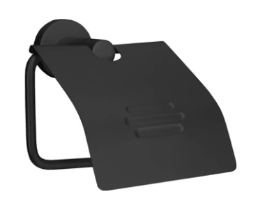 Uchwyt na papier toaletowy Kleine Wolke Apollo Nero Black