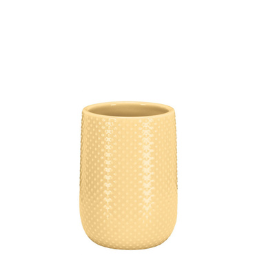 Kubek na szczoteczki do zębów Kleine Wolke Dotty Yellow