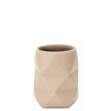 Kubek na szczoteczki do zębów Kleine Wolke Crackle Sandbeige