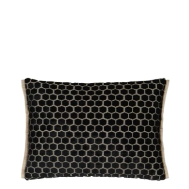 Poduszka dekoracyjna Designers Guild Jabot Noir