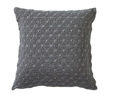 Poduszka dekoracyjna Blanc Des Vosges Everest Szara