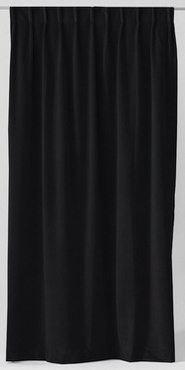 Zasłony welwetowe Cosmonova Tierra Czarne