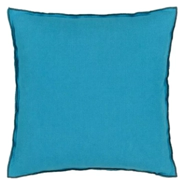 Poduszka dekoracyjna Designers Guild Brera Lino Indian Ocean & Teal