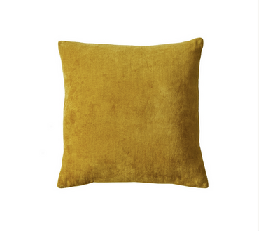 Poduszka dekoracyjna Blanc Des Vosges Pacha Musztardowa
