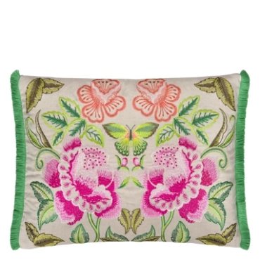 Poduszka dekoracyjna Designers Guild Isabella Embroidered Fuchsia