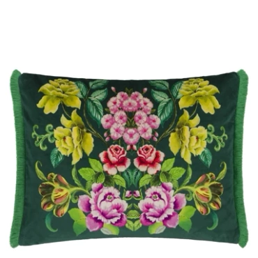 Poduszka dekoracyjna Designers Guild Eleonora Velours Viridian
