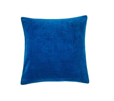 Poduszka dekoracyjna Blanc Des Vosges Pacha Niebieska