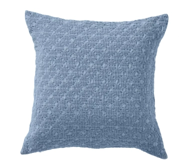 Poduszka dekoracyjna Blanc Des Vosges Everest Niebieska