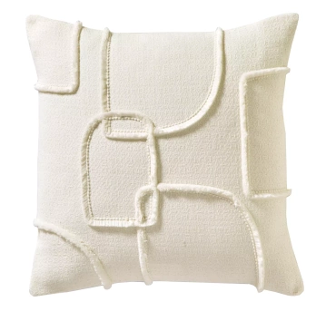 Poduszka dekoracyjna Blanc Des Vosges Sixties Kremowa