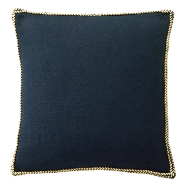 Poduszka dekoracyjna Blanc Des Vosges Eden Granatowa
