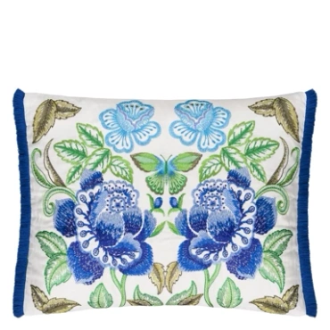 Poduszka dekoracyjna Designers Guild Isabella Embroidered Cobalt