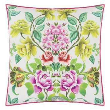 Poduszka dekoracyjna Designers Guild Eleonora Linen Fuchsia