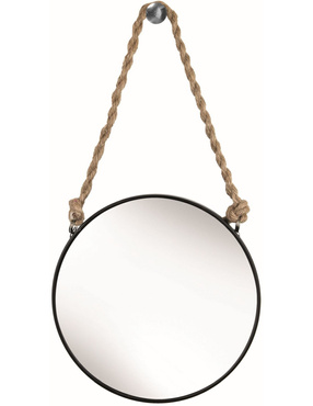 Lusterko Kleine Wolke Rope Black