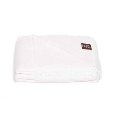 Koc Cotton Cloud Housie Plain śnieżny