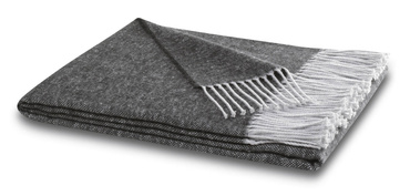 Pled bawełniany Biederlack Structure Anthracite