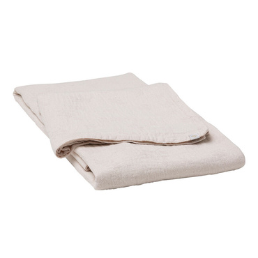 Pled bawełniany Le Jacquard Français Feuillage Pink