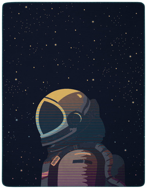 Kocyk dziecięcy Biederlack Astronaut