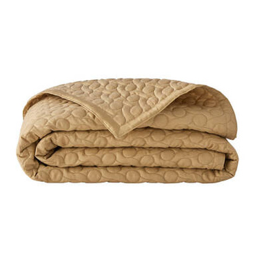 Narzuta satynowa Alexandre Turpault Poesie Gold