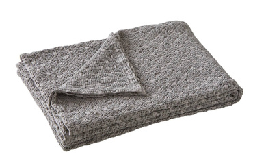 Narzuta bawełniana Blanc Des Vosges Everest Szara