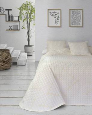 Narzuta JVR Tejidos Amanda Blanco