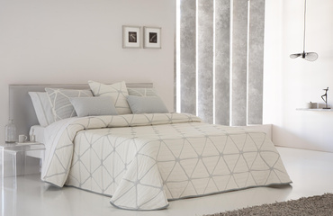 Narzuta pikowana JVR Tejidos Geox Gris