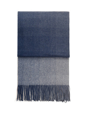 Pled wełniany Elvang Horizon Dark Blue