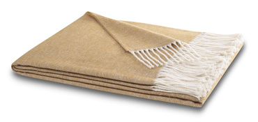 Pled bawełniany Biederlack Structure Camel