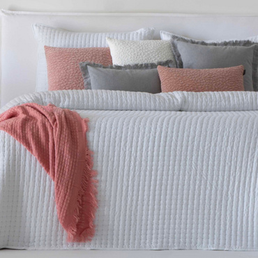 Narzuta dwustronna Antilo Fundeco Azara Blanco