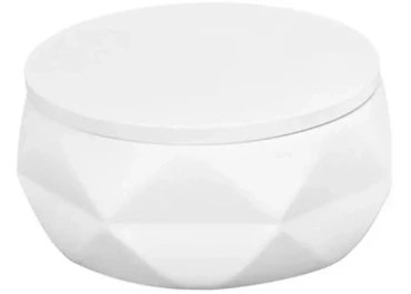 Pojemnik Kleine Wolke Crackle Jar White