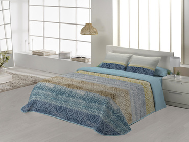 Narzuta JVR Tejidos Bakar Azul