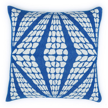 Poszewka dekoracyjna Cotton Cloud RAW Geometria niebieski