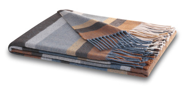 Pled bawełniany Biederlack Harmony Brown