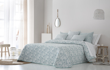 Narzuta żakardowa JVR Tejidos Elis Turquesa