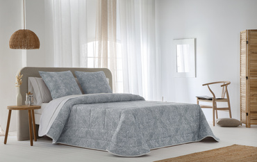 Narzuta bawełniana JVR Tejidos Iris Turquesa