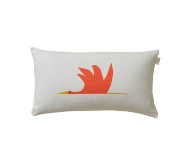 Poduszka dekoracyjna Scion Living Cigogne Pomarańczowa