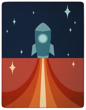 Kocyk dziecięcy Biederlack Little Rocket