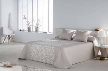 Narzuta pikowana JVR Tejidos Amal Beige