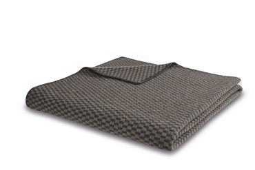 Koc wełniany Biederlack Mokka