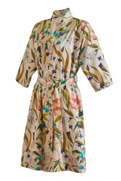 Szlafrok Blanc Des Vosges Giardino Kremowy