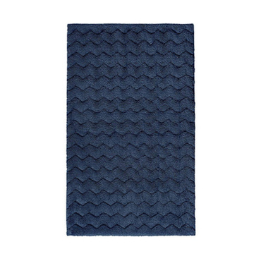 Dywanik łazienkowy Sorema Chevron Dark Denim