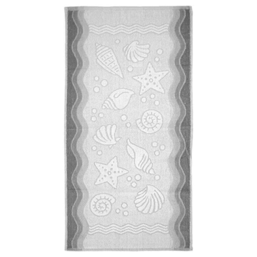 Ręcznik Greno Flora Ocean Popielaty
