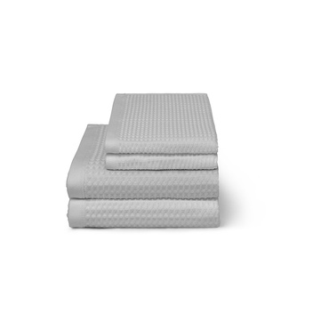 Ręcznik Elvang Waffle Light Grey