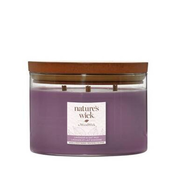 Świeca zapachowa WoodWick Nature's Lavender & Oat Milk