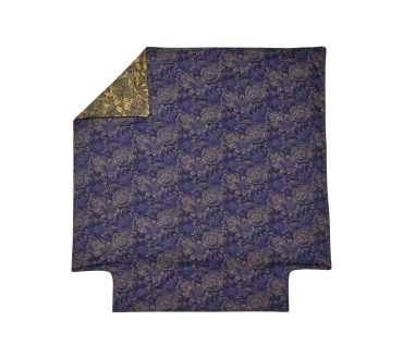 Poszwa satynowa Blanc Des Vosges Elixir Niebieska