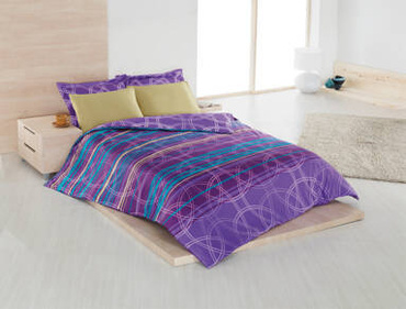 Pościel satynowa Sarev Nina Purple 100% bawełna