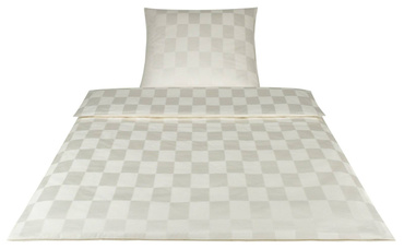 Pościel satynowa Elegante Courage Ecru