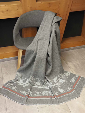 Pled wełniany Eskimo Montagna Grey